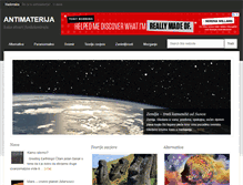Tablet Screenshot of antimaterija.com